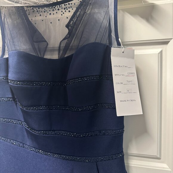 Montage by Mon Cheri Dresses & Skirts - Montage by Mon Cheri Style 120903 - Navy